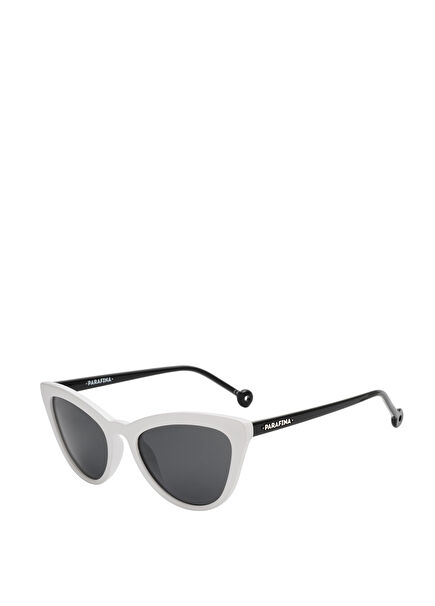 Cool White Smoke Eco Hdpe Collection White Unisex Sunglasses