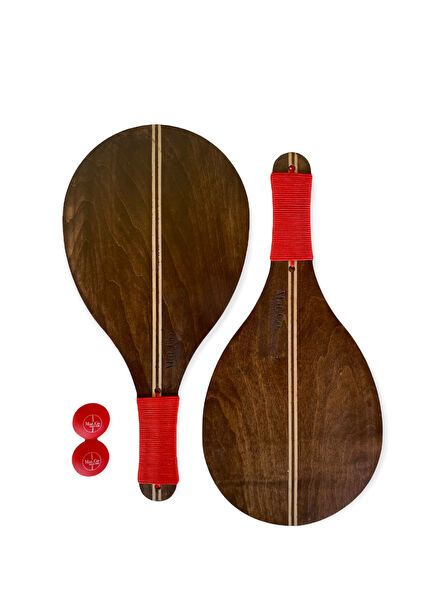 Rojo Matkot Wooden Beach Racquet Set
