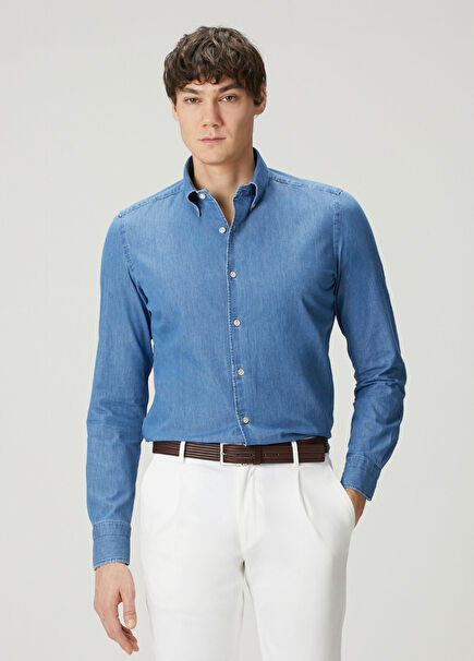 Blue Denim Shirt