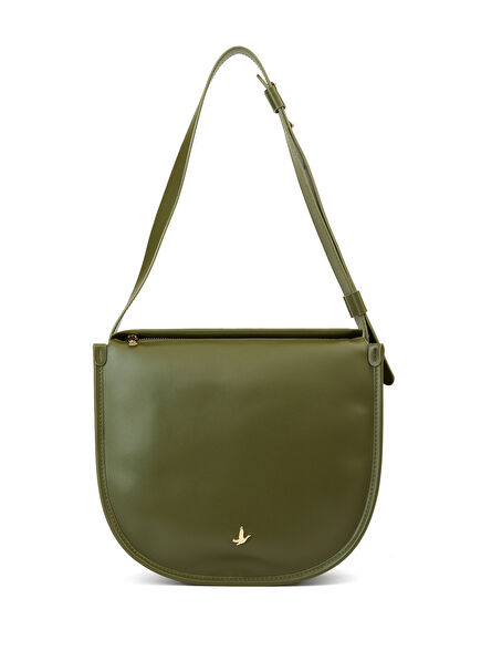 Khaki Women's Shoulder Bag