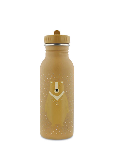 Mr. Bear Kahverengi 500 ml Paslanmaz Çelik Matara