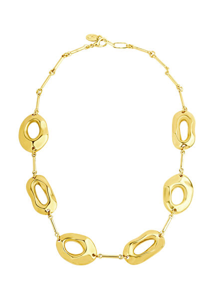 Golden Nocturne Link Altın Kaplama Kadın Kolye