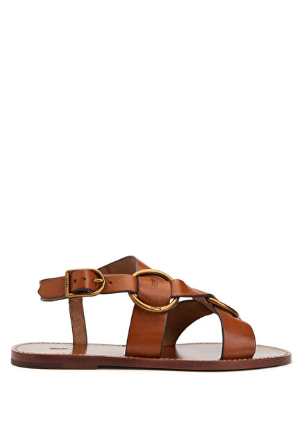 Taba Kadın Deri Sandalet