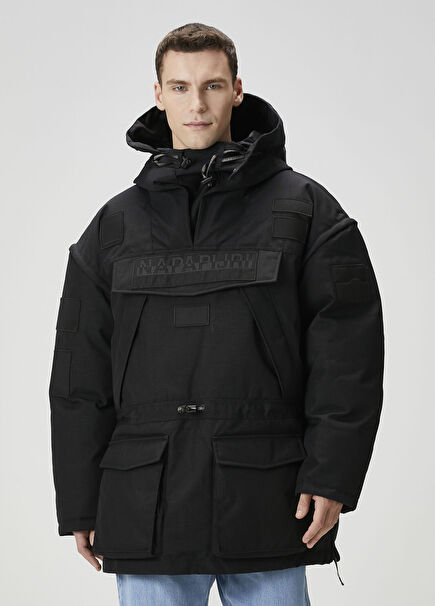 X Martin Rose Skidoo Black Hooded Jacket