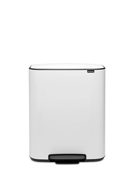 Bo White Pedal Steel Trash Can 60L