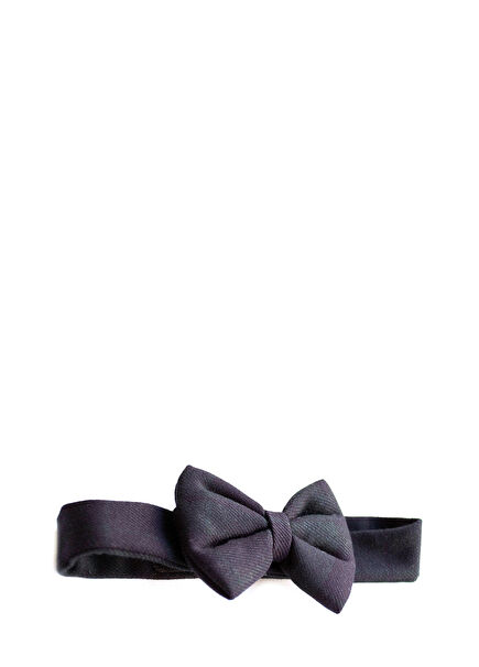 Oxford Green Black Vertex Detailed Bow Tie