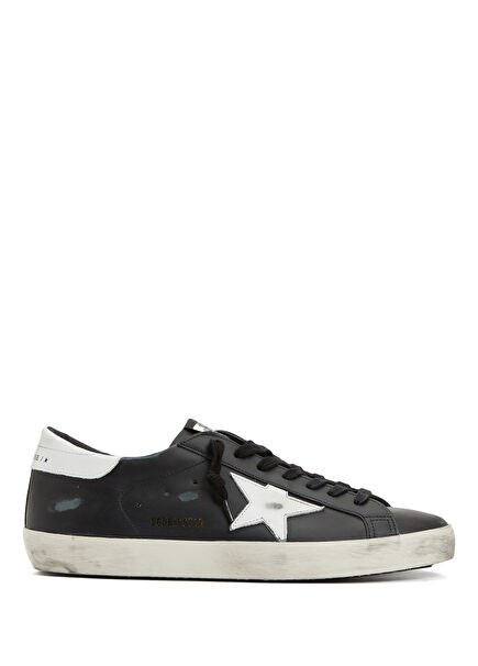 Superstar Siyah Erkek Deri Sneaker