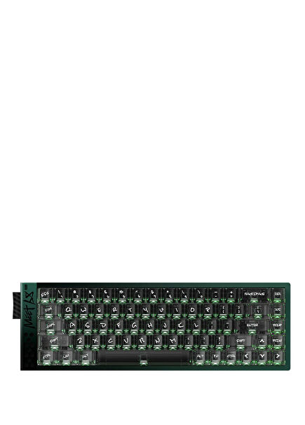 Meet68 Ultra Doppler Green 65% Omega Magnetic Switch 8K Hz Hall Effect Hotswap RGB English Mechanical Gaming Keyboard