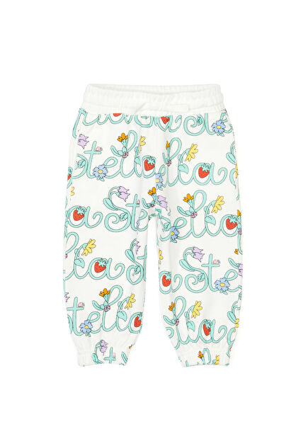 Multicolor Logo Printed Girls Tracksuit