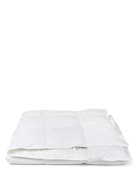 Sleepacy Beyaz Kaz Tüyü Çift Kişilik Yorgan 240 x 220 cm 