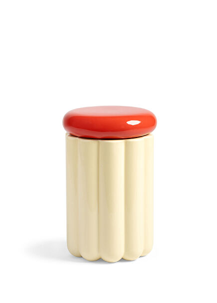 Charlo Off-White Porcelain Jar