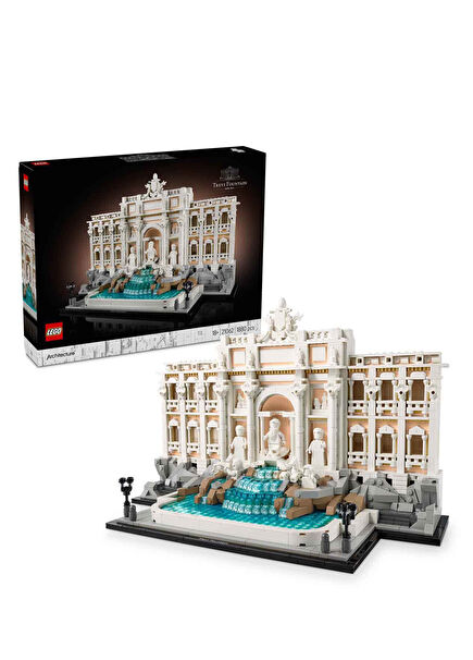 Architecture Trevi Çeşmesi 1880 Parça 18+ Yaş Koleksiyonluk Seyahat Hatırası Yapı Oyuncağı 21062
