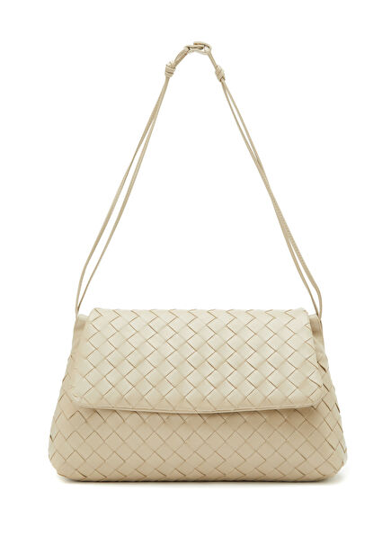 Giorno Ecru Women's Leather Bag