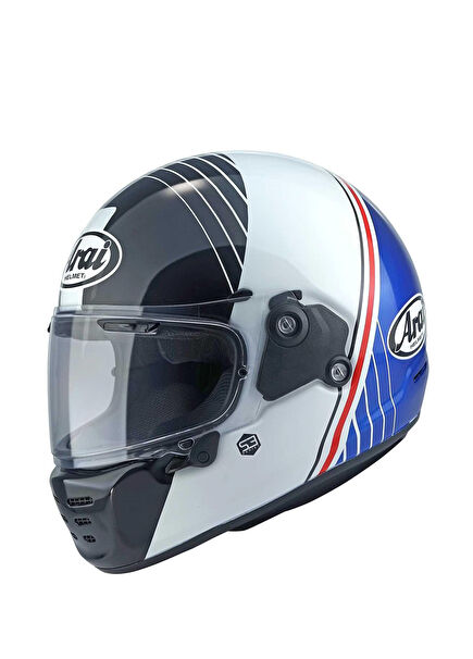 Concept-XE Temu Blue Indoor Motorcycle Helmet