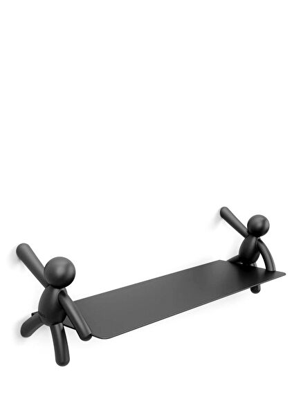 Buddy Black Wall Shelf