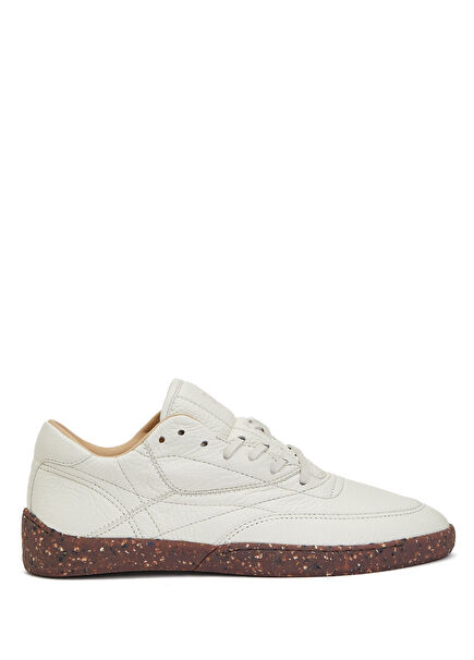 Fildişi Kadın Deri Sneaker