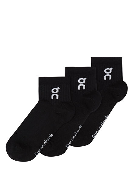 Logo Sock Mid 3P Çorap