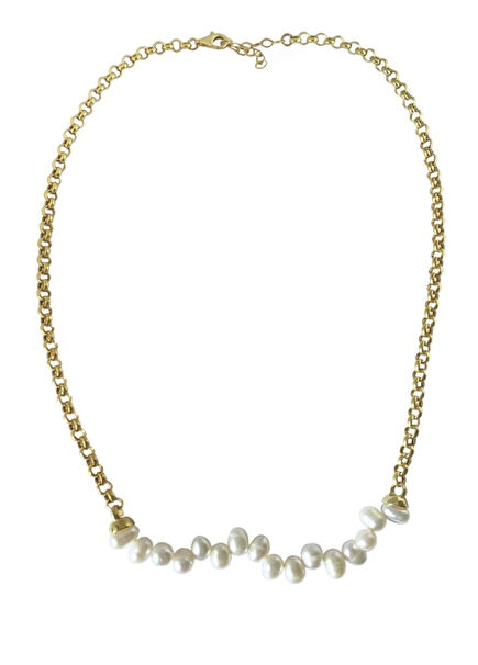 Lely Women's Chain Pearl Necklace