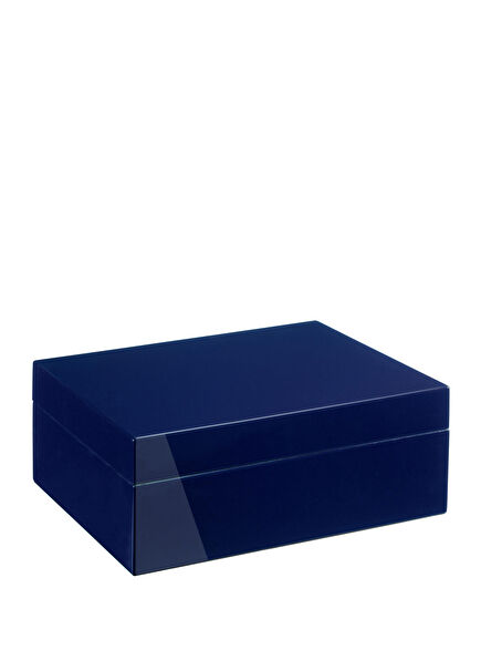 Italy Handmade Roma Collection Vulcano Blue 50's Humidor Puro Kutusu