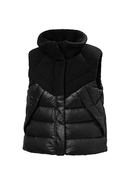 W Bliss Down Black Regular Fit Kadın Şişme Yelek