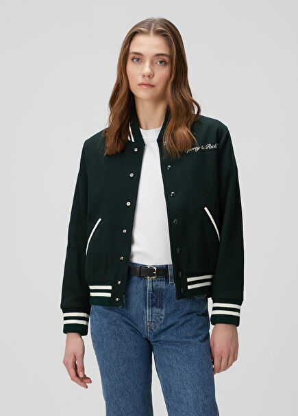 Dark Green Wool Coat