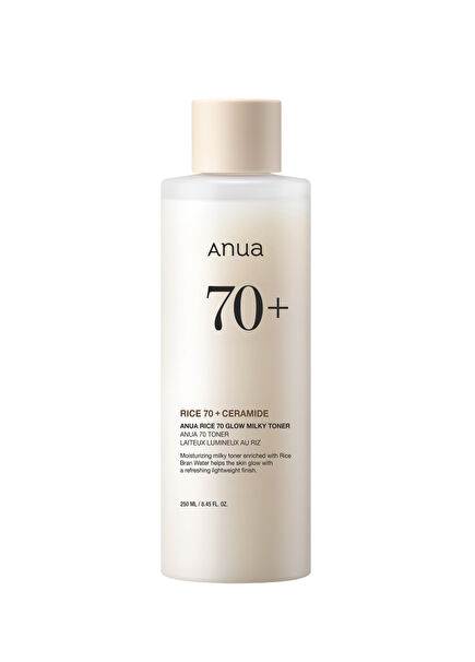 Rice 70 Glow Milky Toner Leke Karşıtı Parlatıcı Pirinçli Süt Dokulu Yüz Toniği 250 ml