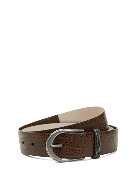 Brown Women's Leather Belt
