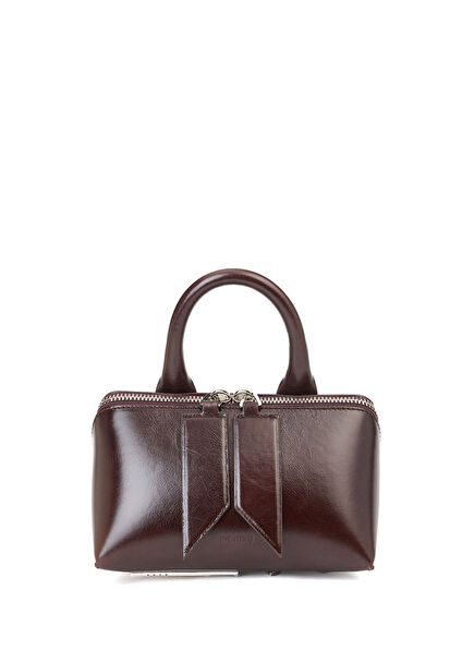 Friday Mini Koyu Kahverengi Kadın Deri Çanta