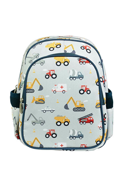 Little Lovely Vehicles Boys' School Bag with Thermal Compartment,