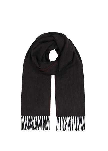 Brown Men's Cashmere Scarf