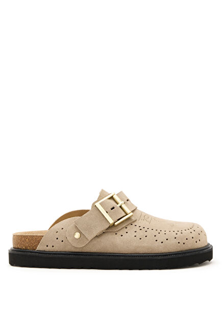 Skye Sand Women's Suede Slippers