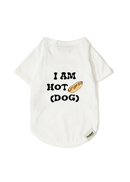 White Hot Dog Tee Dog T-shirt