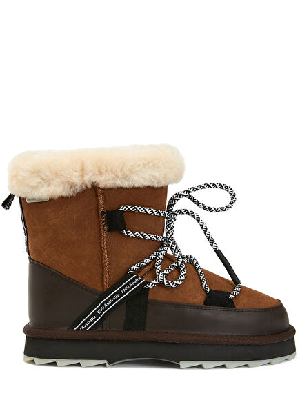 Blurred Taba Kadın Süet Bot