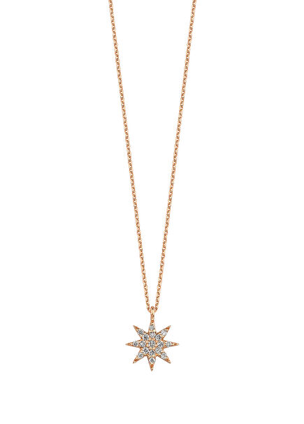 Venus Star Diamond Women's Gold Necklace
