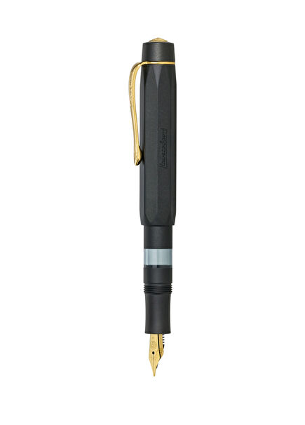 1000341 Al Sport Piston Filler Black M Nib Fountain Pen Set