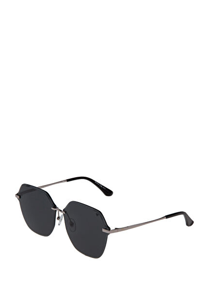 BC 1248 C 2 Siyah Metal Kadın Güneş Gözlüğü