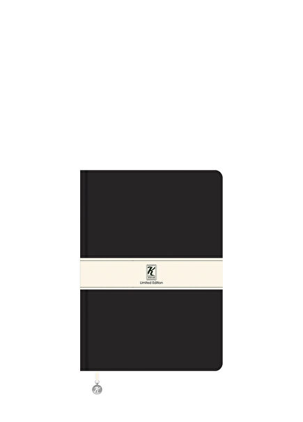 Limited Edition Black Thermo Leather and Lined Notebook with Flexible Cover
