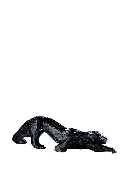 Zeila Panther Large Siyah Kristal Obje