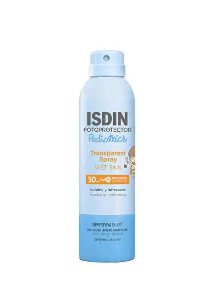 Fotoprotector Pediatrics Transparent Spray Wet Skin SPF 50+ Güneş Kremi 250 ml