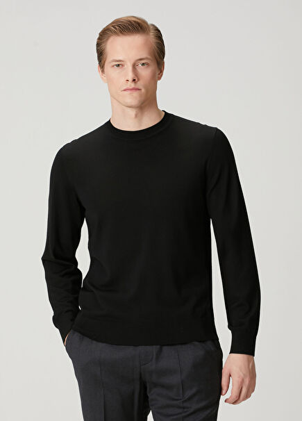 Black Wool Sweater