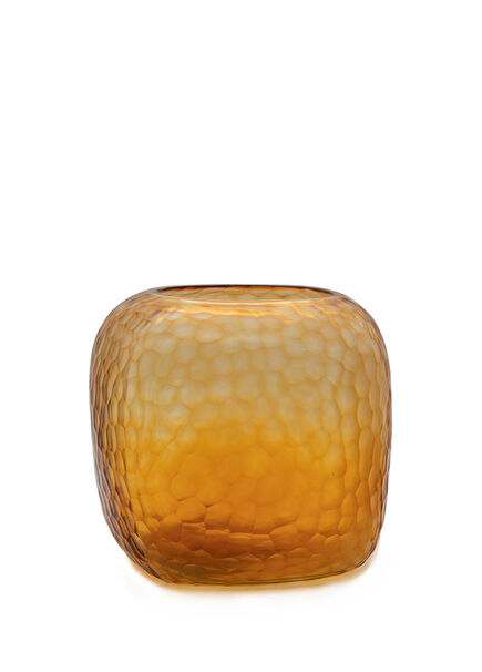 Somba Clear Gold Glass Large Size Vase