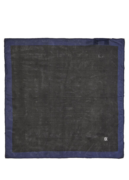 Siyah İpek Poşet Mendil