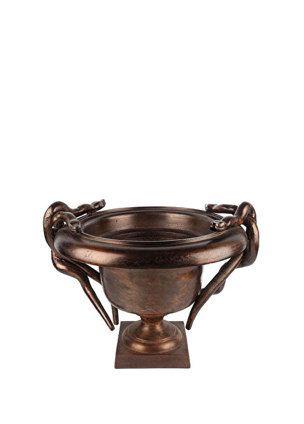 Snake Design Antique Copper Pot 62x49 cm