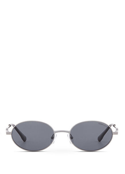 DS 2335 C3 Grey Black Metal Unisex Sunglasses