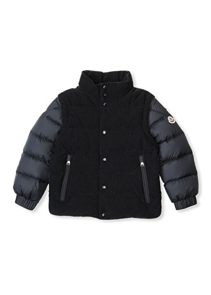 Lacivert Çift Taraflı Kapitoneli Erkek Ceket