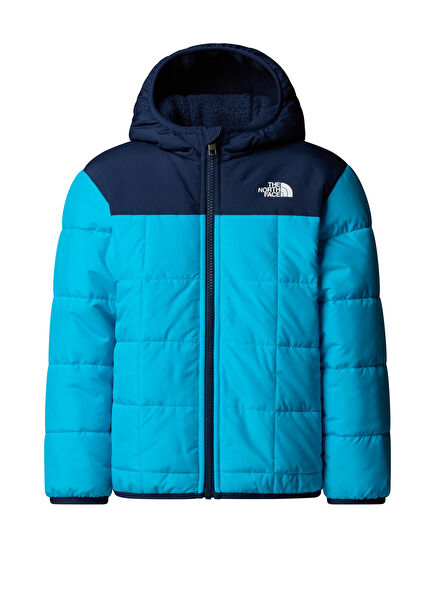 Shasta Mavi Çift Taraflı Unisex Çocuk Mont