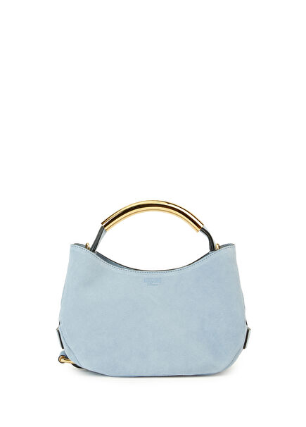 Blue Women's Leather Bag