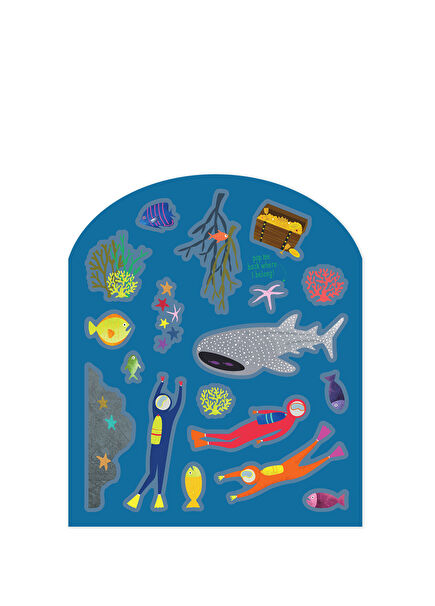 Deep Sea Stick and Remove Sticker Play Scene