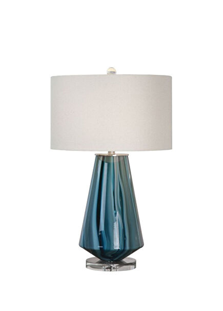 Pescara Blue Glass Lampshade