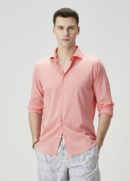 Sean Fuşya Gömlek
